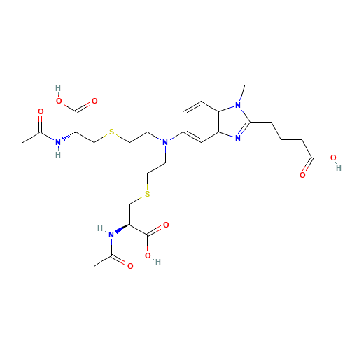 Bendamustine Bis-mercapturic Acid (CAS: 956344-34-6) - Related Chemical Product