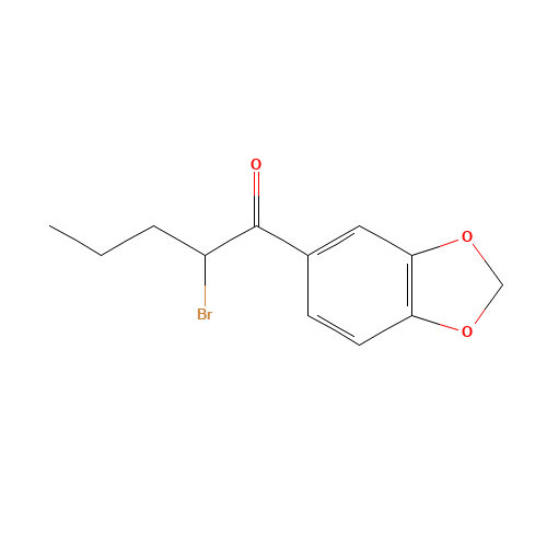 (+/-)-1-(1,3-Benzodioxol-5-yl)-2-bromo-1-pentanone (CAS: 146721-06-4) - Related Chemical Product