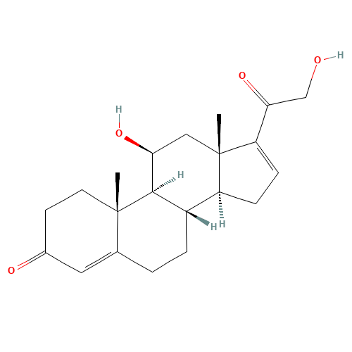 (11b)-21-Ο-benzoyl-16,17-dihydro-17-deoxy Cortisol (CAS: 3103-16-0) - Related Chemical Product