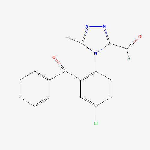 4-(2-Benzoyl-4-chlorophenyl)-5-methyl-4H-1,2,4-triazole-3-carboxaldehyde (CAS: 36916-20-8) - Related Chemical Product
