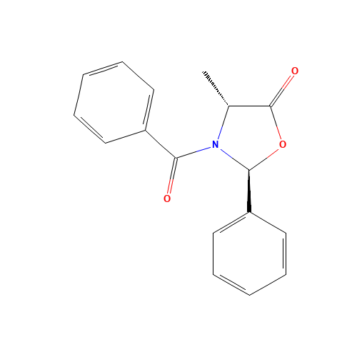 (2S,4R)-3-Benzoyl-4-methyl-2-phenyl-5-oxazolidinone (CAS: 118995-17-8) - Related Chemical Product
