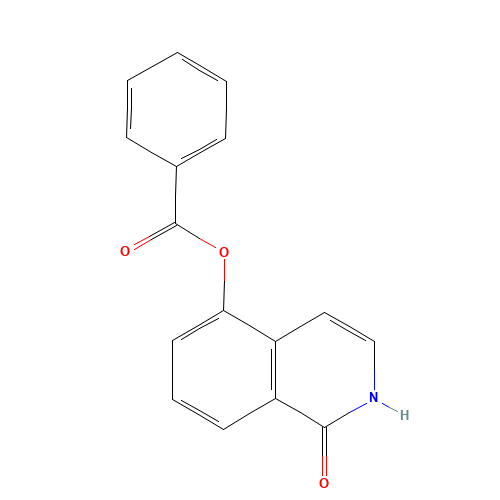 5-Benzoyloxy-1(2H)-isoquinolinone (CAS: 370872-09-6) - Chemical Structure and Molecular Formula 