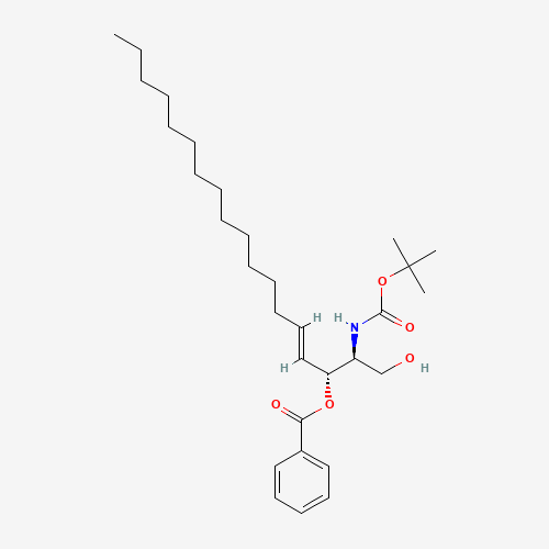 (2S,3R,4E)-3-Benzoyl-2-tert-butyloxycarbonylamino-4-octadecen-1,3-diol (CAS: 299172-59-1) - Related Chemical Product