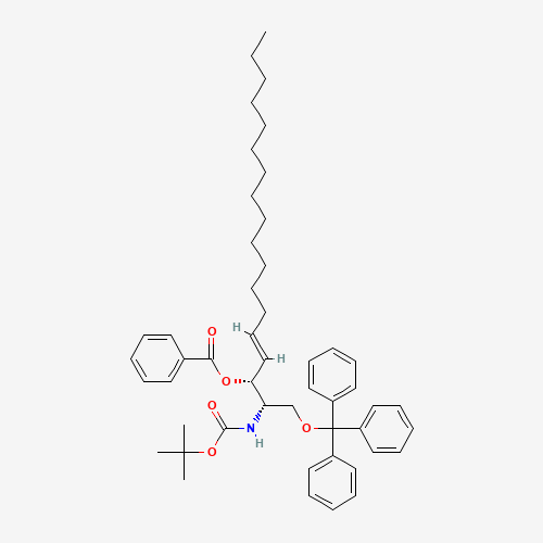 (2S,3R,4E)-3-Benzoyl-2-tert-butyloxycarbonylamino-1-triphenylmethyl-4-octadecen-1,3-diol (CAS: 299172-58-0) - Related Chemical Product