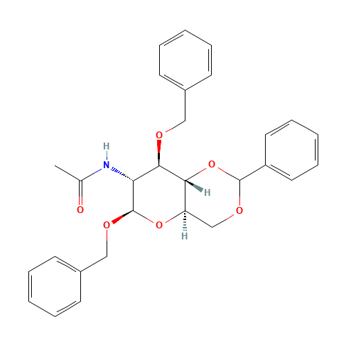 Benzyl 2-Acetamido-3-O-benzyl-4,6-O-benzylidene-2-deoxy-b-D-glucopyranoside (CAS: 14040-20-1) - Related Chemical Product
