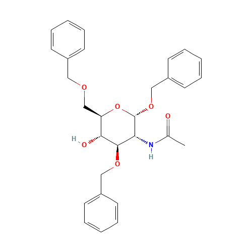 Benzyl 2-Acetamido-2-deoxy-3,6-di-O-benzyl-a-D-glucopyranoside (CAS: 55287-49-5) - Related Chemical Product