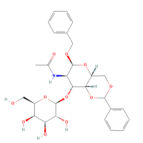 Benzyl 2-Acetamido-2-deoxy-3-O-(b-D-galactopyranosyl)-4,6-benzylidene-a-D-galactoside (CAS: 90754-58-8) - Related Chemical Product