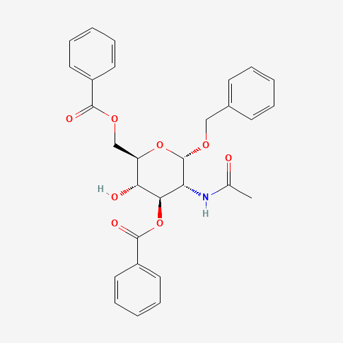 Benzyl 2-Acetamido-3,6-di-O-benzoyl-2-deoxy-a-D-glucopyranoside (CAS: 82827-77-8) - Related Chemical Product