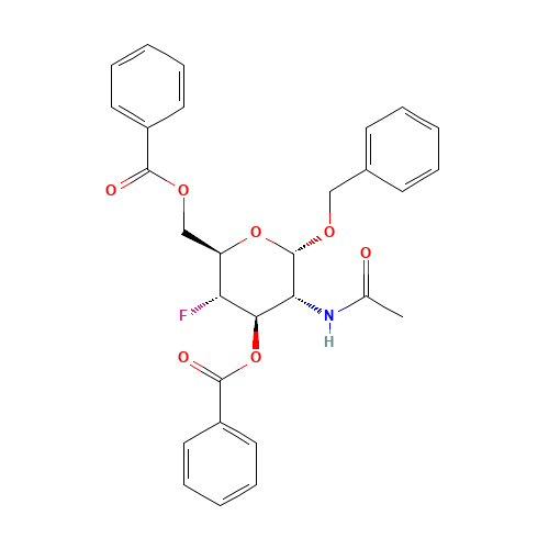 Benzyl 2-Acetamido-3,6-di-O-benzoyl-2,4-dideoxy-4-fluoro-a-D-glucopyranose (CAS: 290819-68-0) - Related Chemical Product