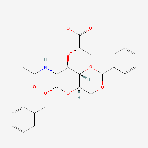 Benzyl N-Acetyl-4,6-O-benzylidene-a-isomuramic Acid Methyl Ester (CAS: 104371-52-0) - Related Chemical Product