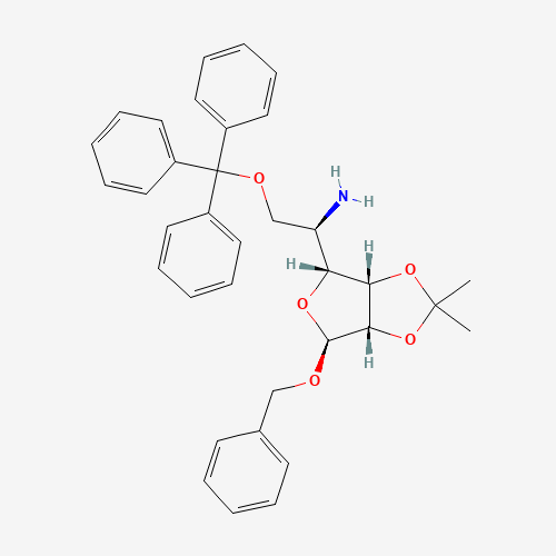 Benzyl 5-Amino-5-deoxy-2,3-O-isopropylidene-6-O-trityl-a-D-mannofuranoside (CAS: 91364-15-7) - Related Chemical Product