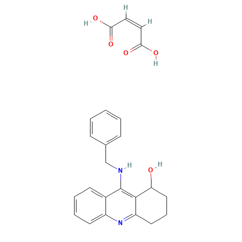 9-(Benzylamino)-1,2,3,4-tetrahydroacridin-1-ol Maleate (CAS: 113108-86-4) - Related Chemical Product