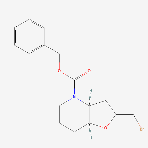 (3aS*,7aS*)-Benzyl 2-(bromomethyl)hexahydrofuro[3,2-b]pyridine-4(2H)-carboxylate (CAS: 244056-98-2) - Related Chemical Product