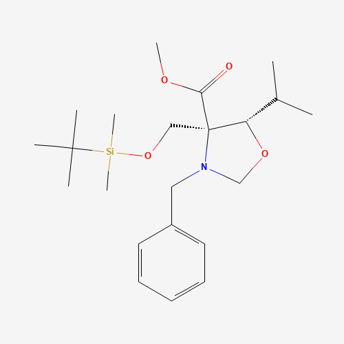 (4R,5S)-3-N-Benzyl-4-(t-butyldimethylsilyloxymethyl)-5-isopropyloxazoladine-4-carboxylic Acid,Methyl Ester (CAS: 145451-93-0) - Related Chemical Product
