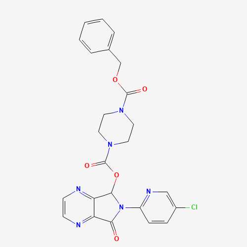 1-Benzyl 4-[6-(5-Chloropyridin-2-yl)-7-oxo-6,7-dihydro-5H-pyrrolo[3,4-b]pyrazin-5-yl]piperazine-1,4-dicarboxylate (CAS: 1076198-91-8) - Related Chemical Product