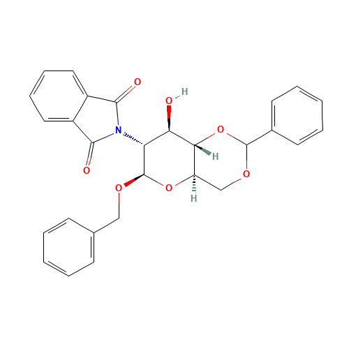 Benzyl 2-Deoxy-2-phthalimido-4,6-O-benzylidene-b-D-glucopyranoside (CAS: 80035-33-2) - Related Chemical Product