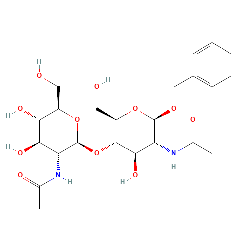Benzyl N,N'-Diacetyl-b-chitobioside (CAS: 19272-52-7) - Chemical Structure and Molecular Formula 