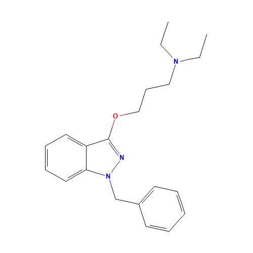1-Benzyl-3-[3-(diethylamino)propoxy]-1H-indazole (CAS: 47448-66-8) - Related Chemical Product