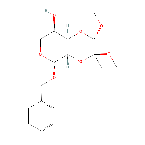 Benzyl 2,3-O-[(1S,2S)-1,2-Dimethoxy-1,2-dimethyl-1,2-ethanediyl]-b-D-arabinopyranoside (CAS: 887370-09-4) - Related Chemical Product