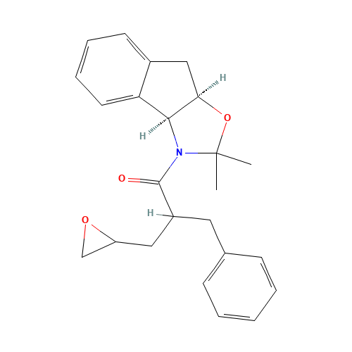 2-Benzyl-1-(2,2-dimethyl-8,8a-dihydro-3a,H-indeno[1,2-d]oxazol-3yl)-3-oxiranyl-propan-1-one (CAS: 158512-24-4) - Related Chemical Product