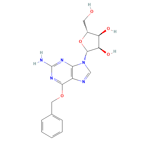 O6-Benzyl Guanosine (CAS: 4552-61-8) - Chemical Structure and Molecular Formula 
