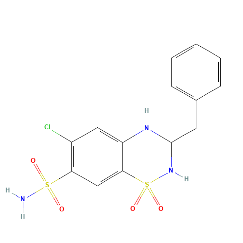 Benzylhydrochlorothiazide (CAS: 1824-50-6) - Related Chemical Product