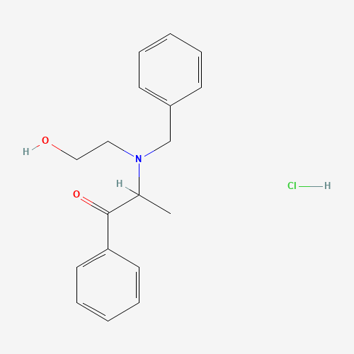 2-[Benzyl(2-hydroxyethyl)amino]propiophenone Hydrochloride (CAS: 94997-04-3) - Related Chemical Product