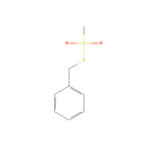 Benzyl Methanethiosulfonate (CAS: 7559-62-8) - Chemical Structure and Molecular Formula 