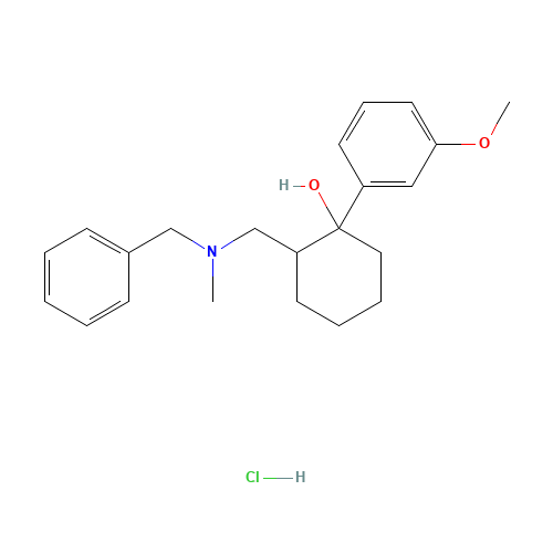 cis-(+/-)-2-[(N-Benzyl-N-methyl)aminomethyl]-1-(3-methoxyphenyl)cyclohexanol,Hydrochloride (CAS: 1018989-95-1) - Related Chemical Product
