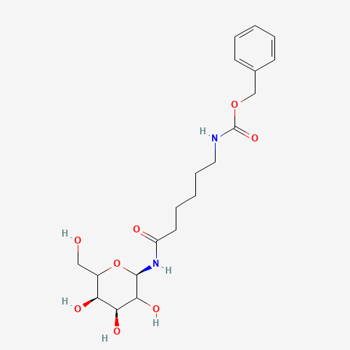 N-(ε-N-Benzyloxycarbonylamino)caproyl)-b-D-galactopyranosylamine (contains approx 35% Ethanol) (CAS: 38822-58-1) - Related Chemical Product