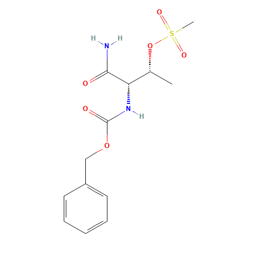 N-Benzyloxycarbonyl L-Threonine Amide O-Methanesulfonate (CAS: 80082-51-5) - Related Chemical Product