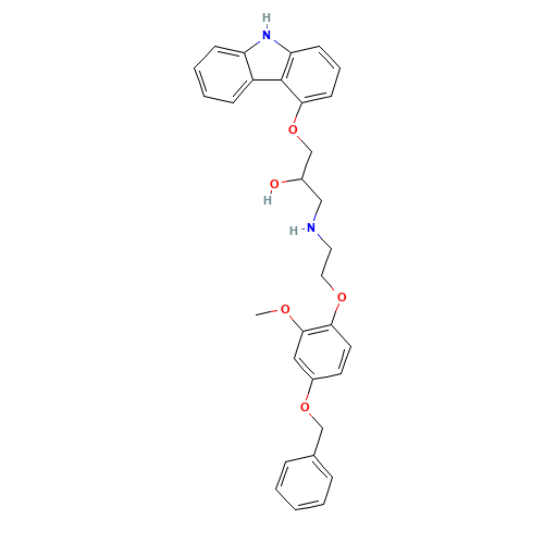 4'-Benzyloxy Carvedilol (CAS: 887352-95-6) - Related Chemical Product