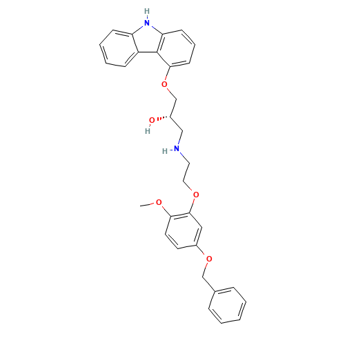 5'-Benzyloxy Carvedilol (CAS: 887353-00-6) - Related Chemical Product