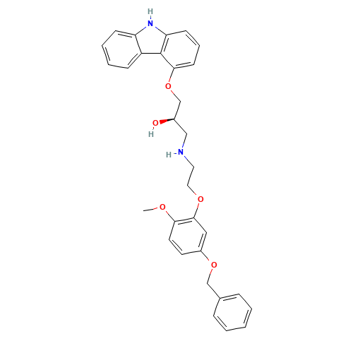 (R)-(+)-5'-Benzyloxy Carvedilol (CAS: 1217637-76-7) - Related Chemical Product