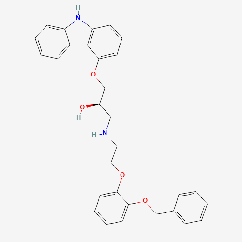 (R)-(+)-2'-O-Benzyloxy-2-O-desmethylcarvedilol (CAS: 1217688-35-1) - Related Chemical Product