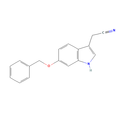 2-(6-Benzyloxyindolyl)acetonitrile (CAS: 57765-24-9) - Related Chemical Product
