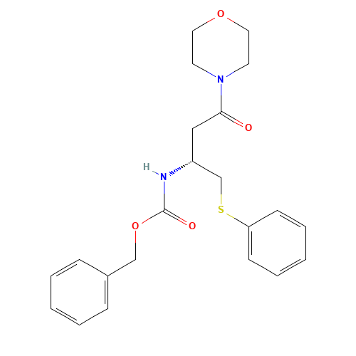 N-Benzyloxycarbonyl-4-[(3R)-3-amino-1-oxo-4-(phenylthio)butyl]morpholine (CAS: 870812-93-4) - Related Chemical Product
