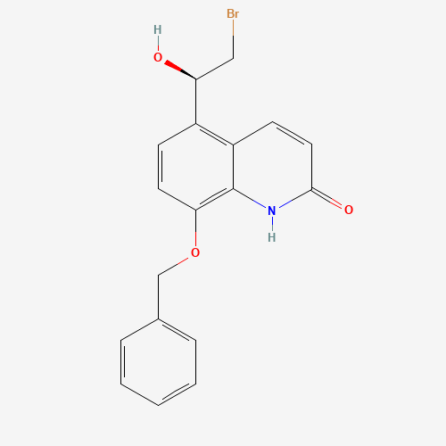 8-Benzyloxy-5-((R)-2-bromo-1-hydroxyethyl)-1H-quinolinone (CAS: 530084-79-8) - Related Chemical Product