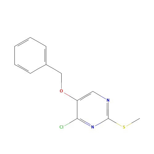5-(Benzyloxy)-4-chloro-2-(methylthio)-pyrimidine (CAS: 4973-78-8) - Related Chemical Product