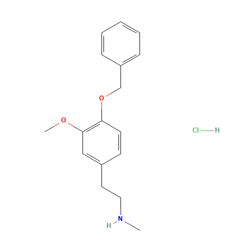 4-Benzyloxy-3-methoxy-N-methylphenethylamine Hydrochloride (CAS: 35266-64-9) - Related Chemical Product