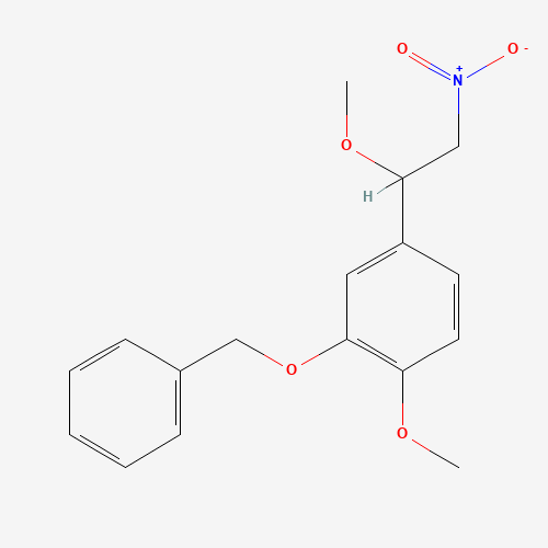 2-Benzyloxy-1-methoxy-4-(1-methoxy-2-nitroethyl)benzene (CAS: 29973-92-0) - Related Chemical Product