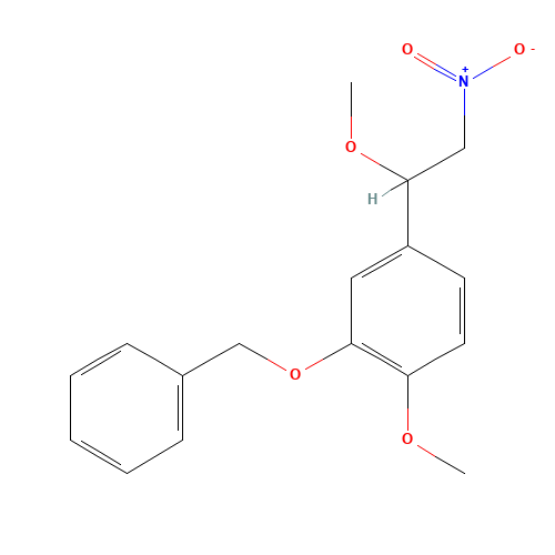 2-Benzyloxy-1-methoxy-4-(1-methoxy-2-nitroethyl)benzene (CAS: 29973-92-0) - Related Chemical Product