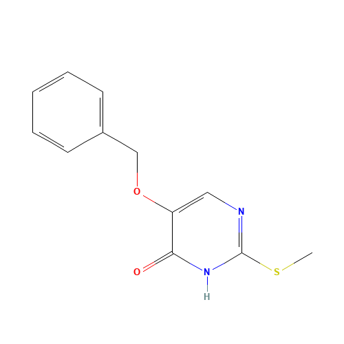 5-(Benzyloxy)-2-(methylthio)-4-pyrimidinol (CAS: 4874-30-0) - Related Chemical Product