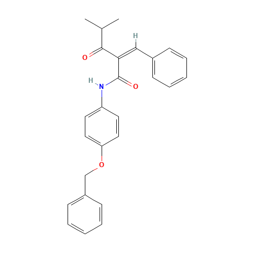 N-4-Benzyloxyphenyl a-Benzilidene Isobutyrylacetamide (CAS: 163217-66-1) - Related Chemical Product