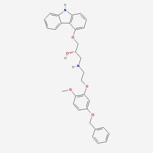 (S)-(-)-5'-Benzyloxyphenyl Carvedilol (CAS: 1217822-96-2) - Related Chemical Product