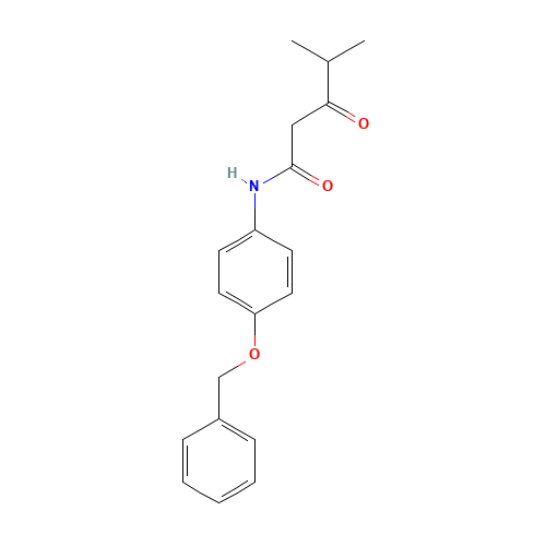 N-4-Benzyloxyphenyl Isobutyrylacetamide (CAS: 265989-30-8) - Related Chemical Product