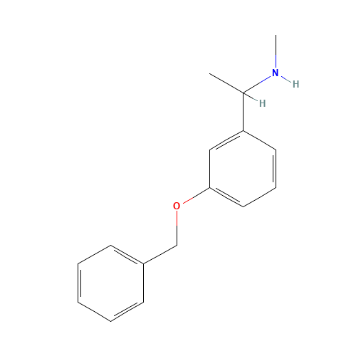 N-[1-(3'-Benzyloxyphenyl)ethyl]-N-methylamine (CAS: 123926-66-9) - Related Chemical Product