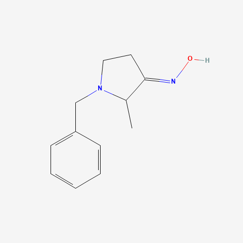 1-Benzyl-3-hydroxyimino-2-methylpyrrolidine (CAS: 74880-17-4) - Chemical Structure and Molecular Formula 