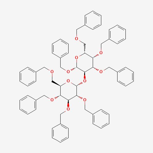 Benzyl 2-O-(2,3,4,6-tetra-O-benzyl-a-D-glucopyranosyl)-3,4,6-tri-O-benzyl-b-D-galactopyranoside (CAS: 64694-20-8) - Related Chemical Product