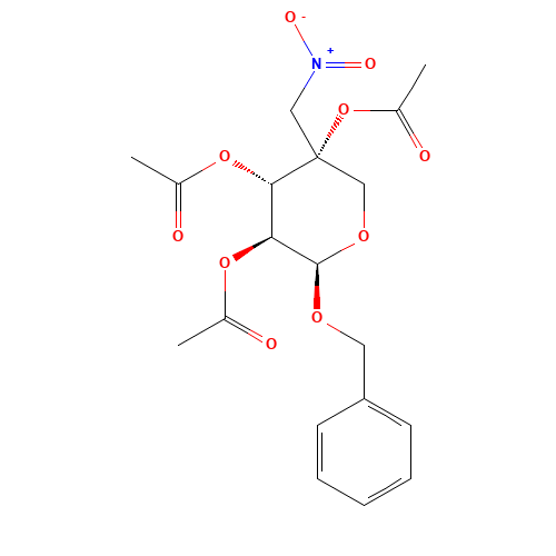 Benzyl 2,3,4-Tri-O-acetyl-4-nitromethyl-b-D-arabinopyranoside (CAS: 383173-65-7) - Related Chemical Product